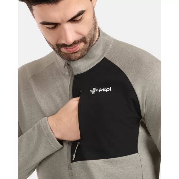  Pánská fleece mikina KILPI MONTALE-M 1M0203KI ZELENÁ 