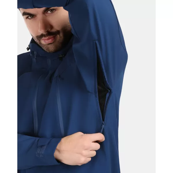  Pánská bunda KILPI AYRA-M 1M0108KI TMAVĚ MODRÁ 