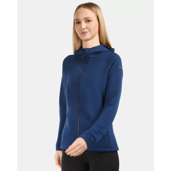  Dámská fleece mikina KILPI TANALI-W 1L0202KI TMAVĚ MODRÁ 