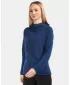 Dámská fleece mikina KILPI TANALI-W 1L0202KI TMAVĚ MODRÁ