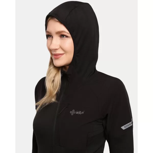  Dámská fleece mikina KILPI MEMPHIS-W 1L0201KI ČERNÁ 