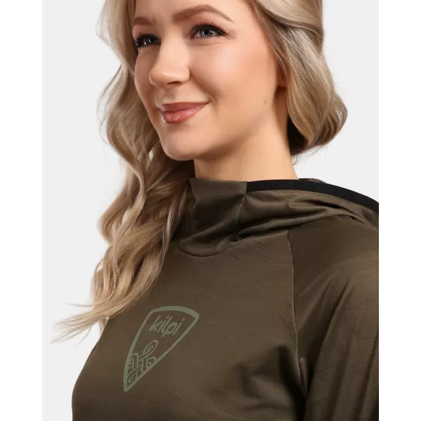  Dámské funkční triko KILPI AILEEN-W 1L0309KI KHAKI 