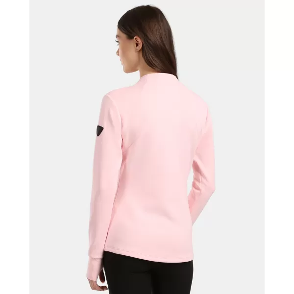  Dámská fleece mikina KILPI LAJEN-W 1L0205KI SVĚTLE RŮŽOVÁ 