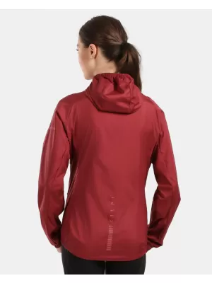 Dámská větrovka KILPI ROSA-W 1L0109KI TMAVĚ ČERVENÁ