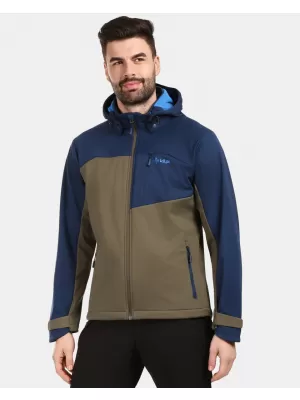 Pánská softshellová bunda KILPI ONTAVIO-M 1M0112KI KHAKI