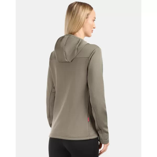  Dámská fleece mikina KILPI SEVELEN-W 1L0203KI ZELENÁ 