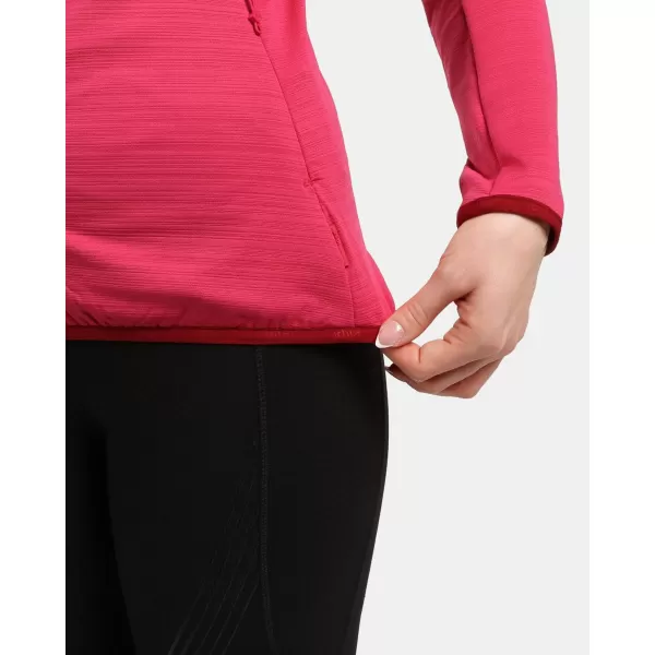  Dámská fleece mikina KILPI MEMPHIS-W 1L0201KI RŮŽOVÁ 