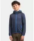Chlapecká fleece mikina KILPI MEMPHIS-JB 1J0201KI TMAVĚ MODRÁ