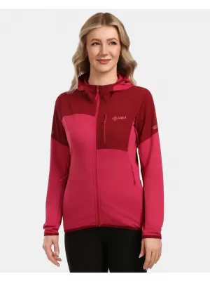 Dámská fleece mikina KILPI MEMPHIS-W 1L0201KI RŮŽOVÁ
