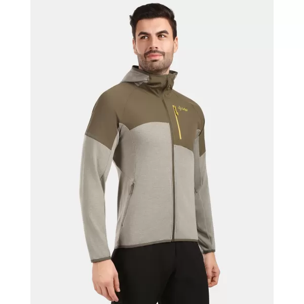  Pánská fleece mikina KILPI NASHVILLE-M 1M0201KI ZELENÁ 