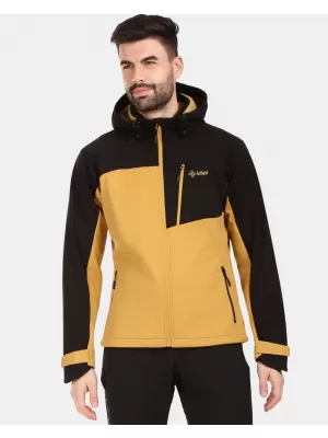 Pánská softshellová bunda KILPI ONTAVIO-M 1M0112KI ZLATÁ