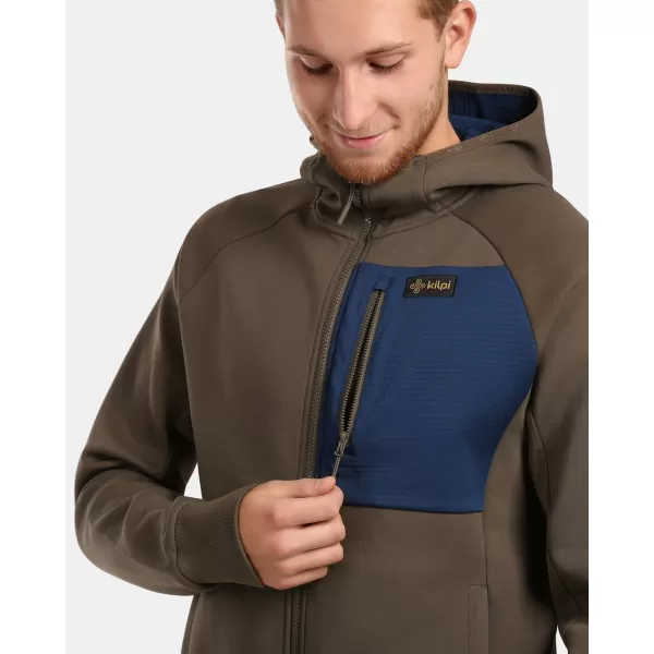  Pánská mikina KILPI BALU-M 1M0204KI KHAKI 