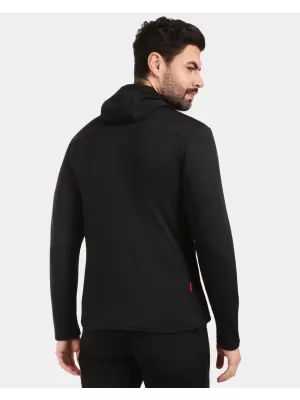Pánská fleece mikina KILPI SEVELEN-M 1M0202KI ČERNÁ