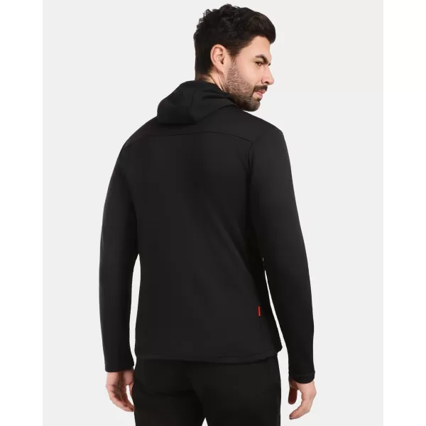  Pánská fleece mikina KILPI SEVELEN-M 1M0202KI ČERNÁ 