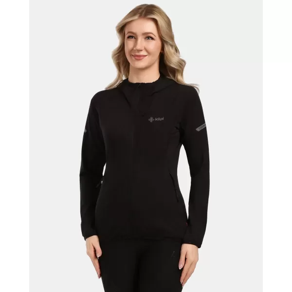  Dámská fleece mikina KILPI MEMPHIS-W 1L0201KI ČERNÁ 