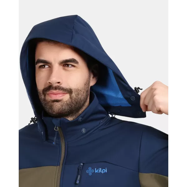  Pánská softshellová bunda KILPI ONTAVIO-M 1M0112KI KHAKI 
