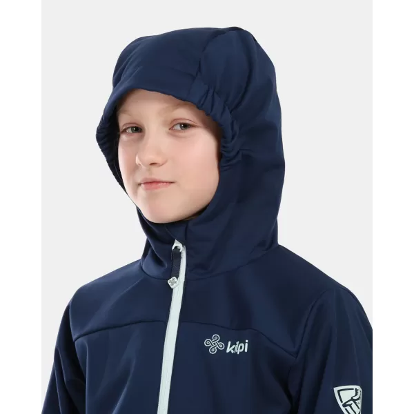  Dívčí softshellová bunda KILPI ONTAVIA-JG 1J0104KI TMAVĚ MODRÁ 