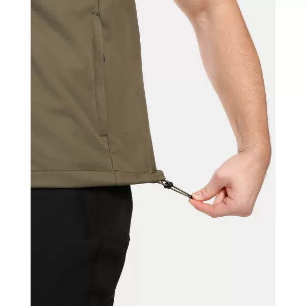 Pánská softshellová vesta KILPI NOIL-M 1M0116KI KHAKI 