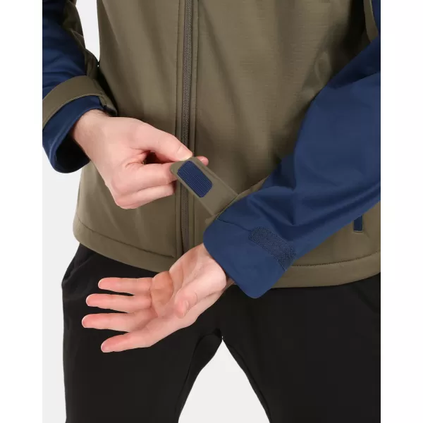  Pánská softshellová bunda KILPI ONTAVIO-M 1M0112KI KHAKI 