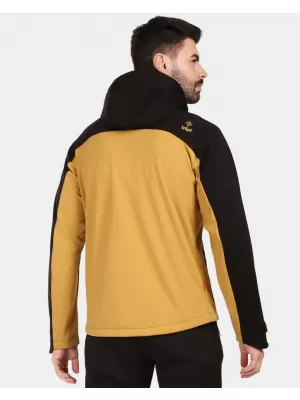 Pánská softshellová bunda KILPI ONTAVIO-M 1M0112KI ZLATÁ