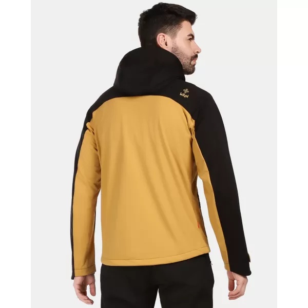  Pánská softshellová bunda KILPI ONTAVIO-M 1M0112KI ZLATÁ 