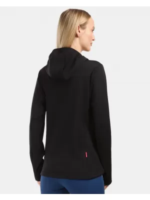 Dámská fleece mikina KILPI SEVELEN-W 1L0203KI ČERNÁ