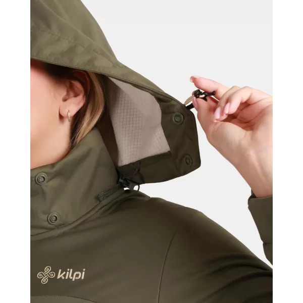  Dámská softshellová bunda KILPI ONTAVIA-W 1L0113KI ZELENÁ 