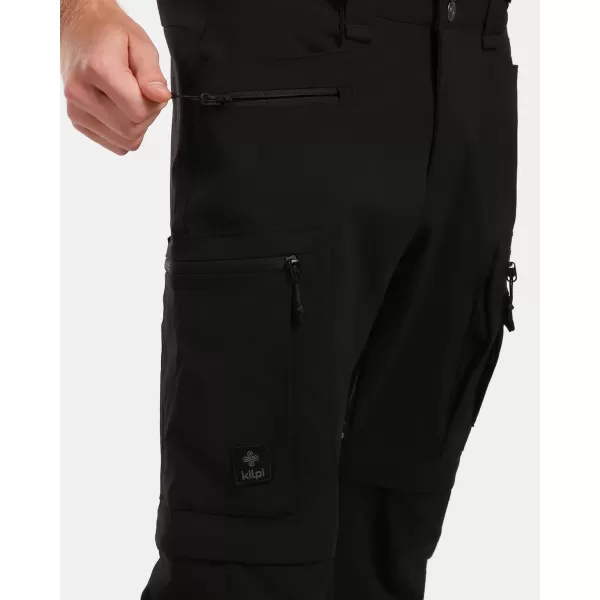 Pánské kalhoty KILPI SURVIVOR-M 1M0403KI ČERNÁ 