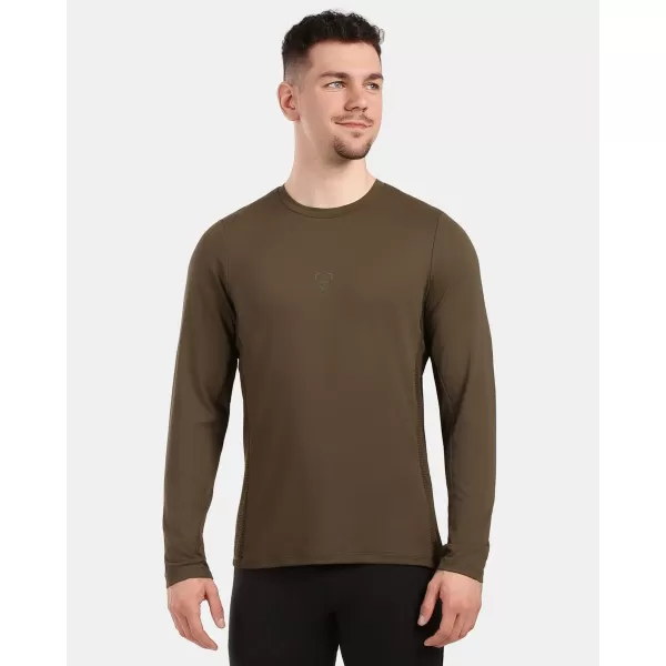  Pánské funkční triko KILPI SPOLETO-M 1M0309KI KHAKI 