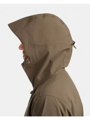 Pánská hardshellová bunda KILPI MONTANA-M 1M0102KI KHAKI