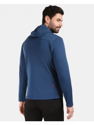 Pánská fleece mikina KILPI SEVELEN-M 1M0202KI TMAVĚ MODRÁ