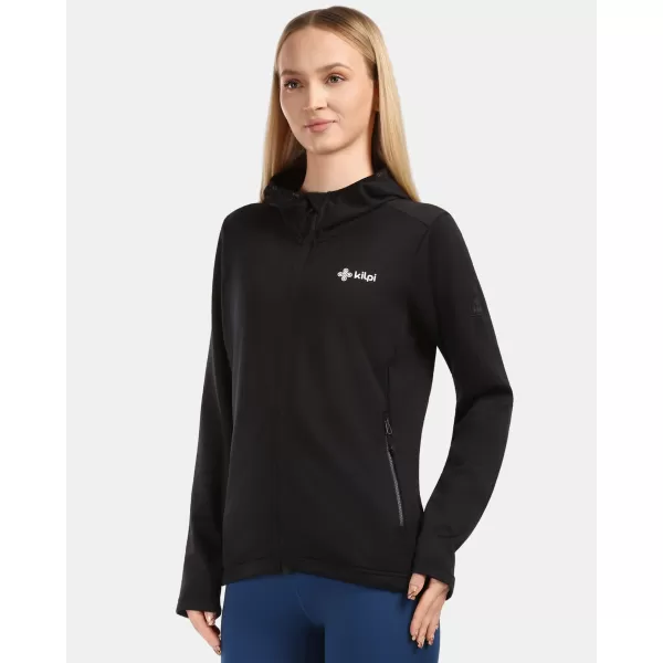  Dámská fleece mikina KILPI SEVELEN-W 1L0203KI ČERNÁ 