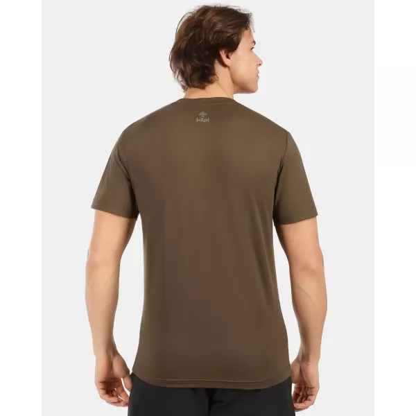  Pánské funkční triko KILPI LISMAIN-M 1M0302KI KHAKI 