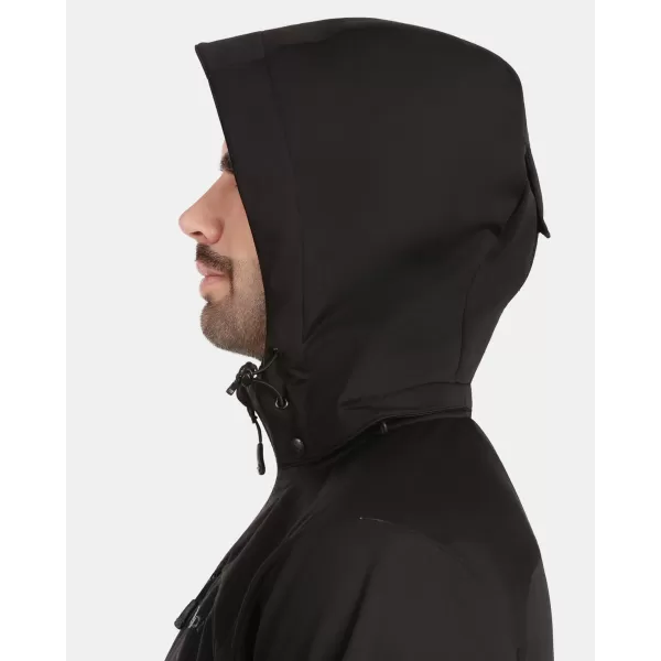  Pánská softshellová bunda KILPI ONTAVIO-M 1M0112KI ČERNÁ 