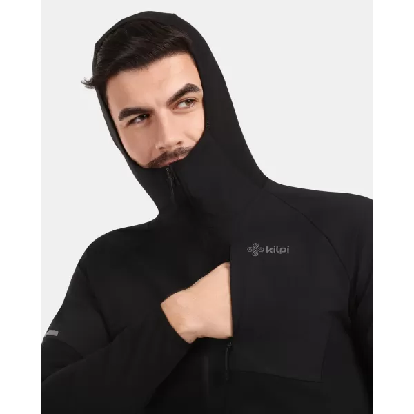  Pánská fleece mikina KILPI NASHVILLE-M 1M0201KI ČERNÁ 
