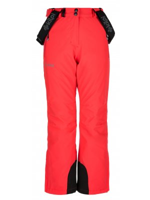 Dívčí lyžařské kalhoty KILPI EUROPA-JG JJ0045KI RŮŽOVÁ