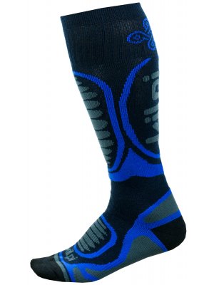 Dětské lyžařské ponožky KILPI ANXO-J JJ0060KI TMAVĚ MODRÁ