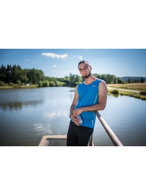 Pánské funkční tílko KILPI TWIZEL-M KM0241KI MODRÁ