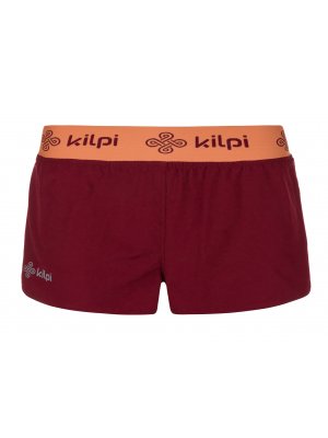 Dámské kraťasy KILPI IRAZU-W KL0102KI TMAVĚ ČERVENÁ