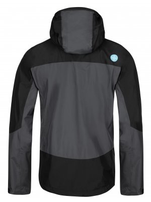Pánská sportovní bunda KILPI HURRICANE-M KM0063KI TMAVĚ ŠEDÁ