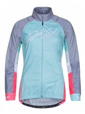 Dámská sportovní bunda/vesta KILPI ZAIN-W LL0065KI TYRKYSOVÁ