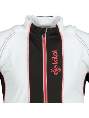 Pánská sportovní bunda/vesta KILPI ZAIN-M LM0051KI BÍLÁ