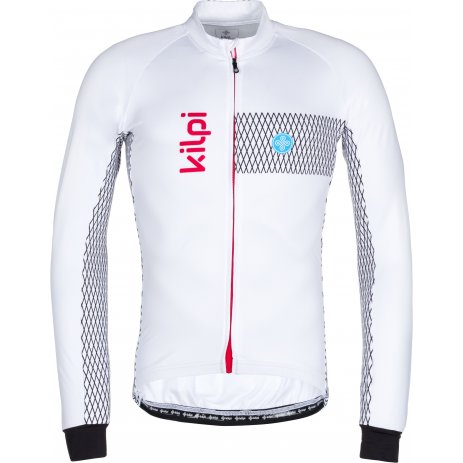  Pánský cyklistický dres KILPI CAMPOS-M LM0059KI BÍLÁ 