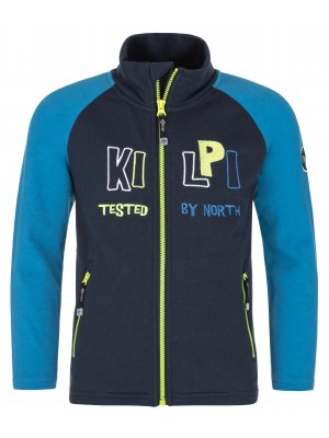 Chlapecká mikina KILPI FLEEDY-JB MJ0008KI TMAVĚ MODRÁ