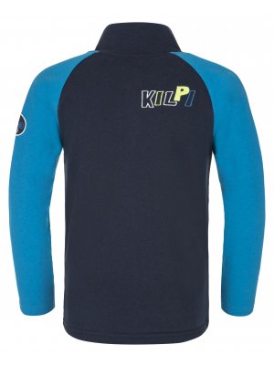 Chlapecká mikina KILPI FLEEDY-JB MJ0008KI TMAVĚ MODRÁ