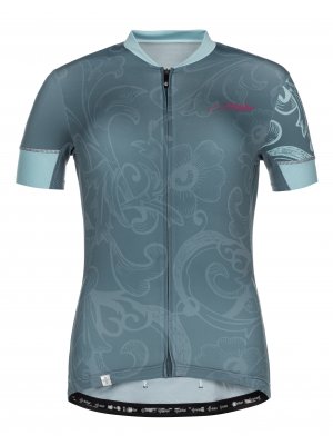 Dámský cyklistický dres KILPI ORETI-W ML0041KI MODRÁ