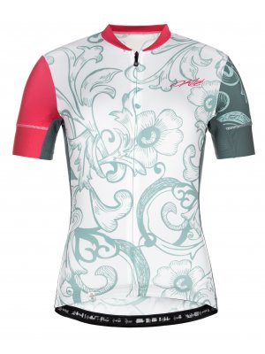 Dámský cyklistický dres KILPI ORETI-W ML0041KI SVĚTLE MODRÁ