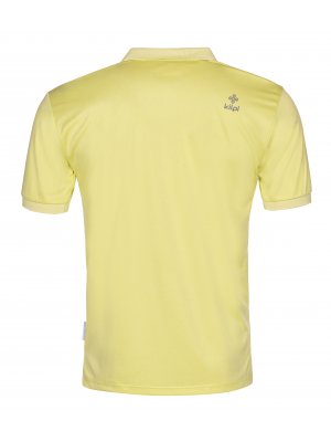 Pánské funkční triko KILPI COLLAR-M MM0020KI ŽLUTÁ