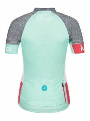 Dámský cyklistický dres KILPI ADAMELLO-W ML0040KI TYRKYSOVÁ