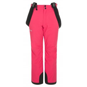 Dívčí lyžařské kalhoty KILPI EUROPA-JG NJ0030KI RŮŽOVÁ